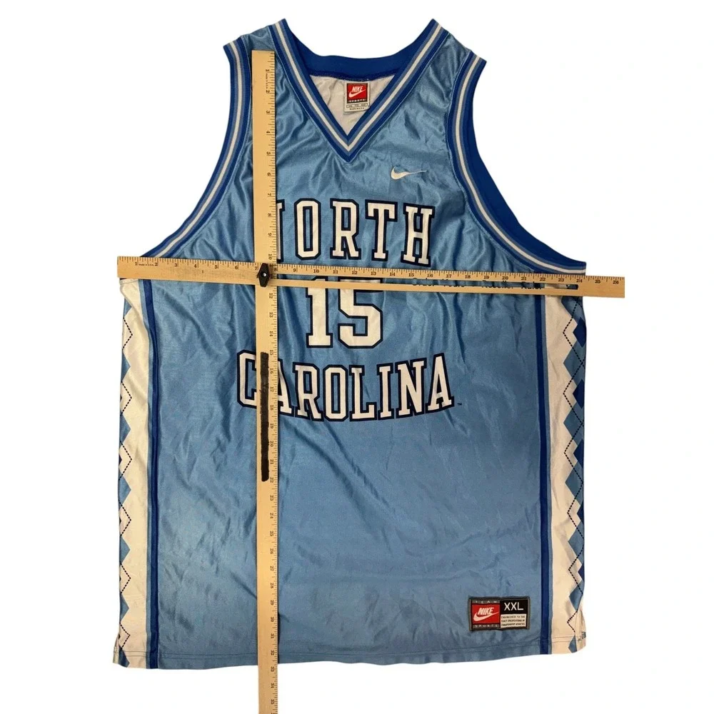 Vintage Nike North Carolina Tar Heels Basketball Jersey Men's XL 15 Vince Carter